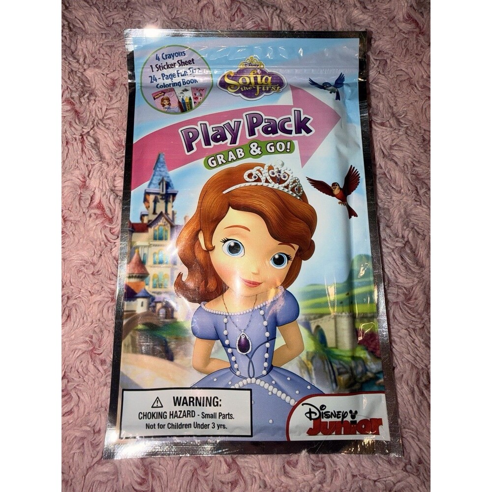 Sofia The First Play Pack Grab & Go Coloring Activity Book Fun Stickers